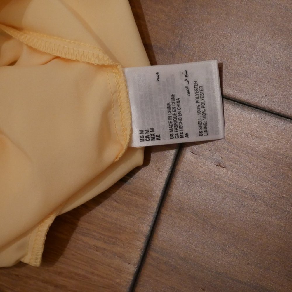 And Now This - Ruffle Yellow Spring Dress - Picture 4 of 8